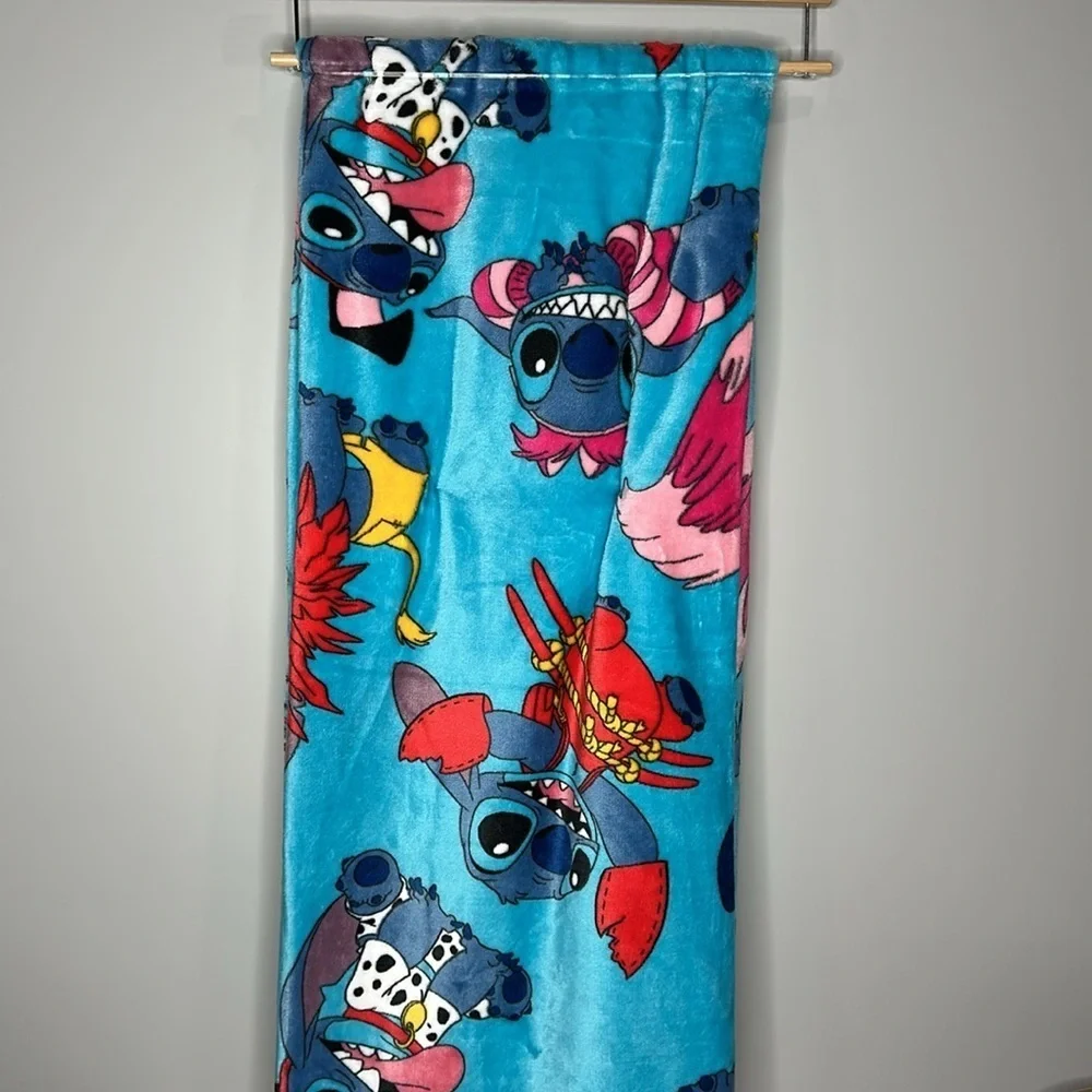 Disney Stitch in Costumes Plush Throw Blanket